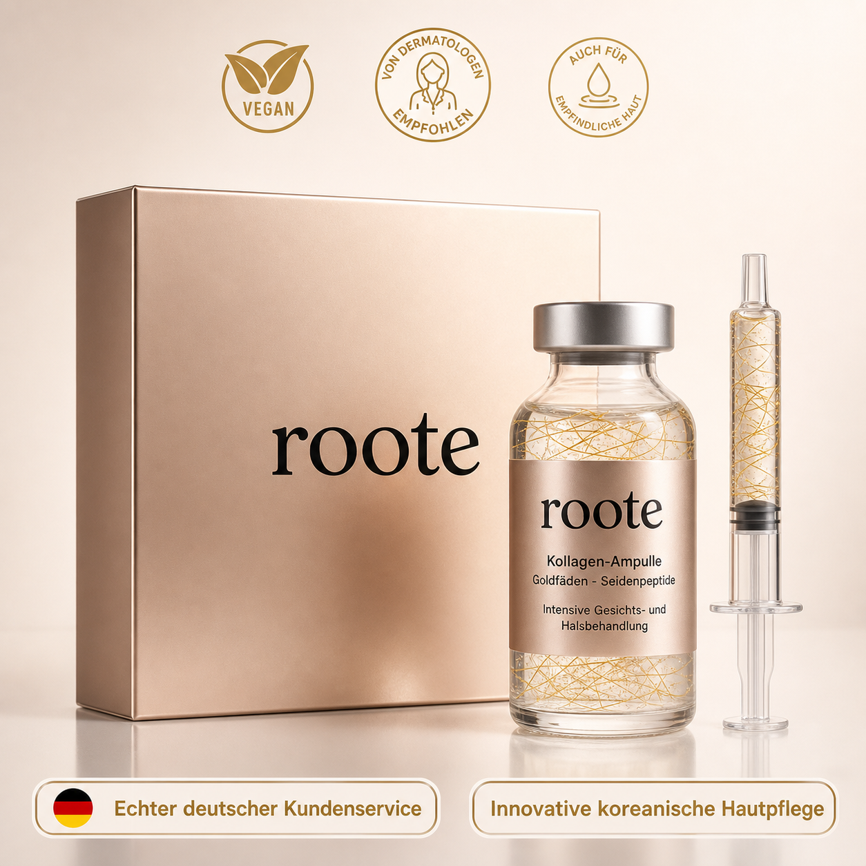 Roote® Koreanisches Seiden-Peptid Serum